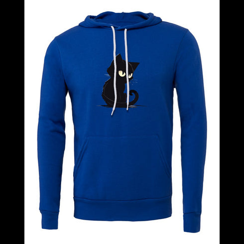 Cartoon Black Cat Bella canvas hoodie 3719